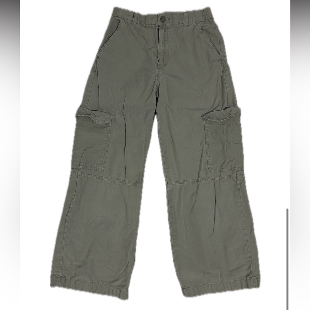 H&M Kids Cargo Pants Olive Green Size 10